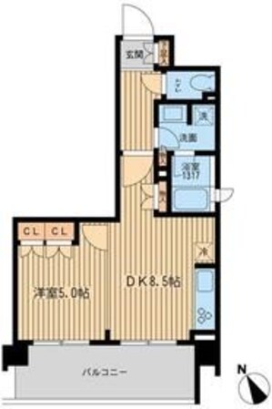 ＢＬＥＳＳ上池袋の物件間取画像